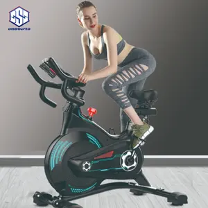 Top esportes academia interior profissional, corpo magnético, exercício, bicicleta giratória, estável, fitness, bicicleta para casa