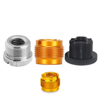 Özel Ölçülü Nikel Vidalı Bağlantı Elemanı Mikrofon Standı Adaptörü Alüminyum 5/8" Erkek - 3/8" Dişi Adaptör (Mikrofon Standı için)