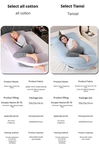 Đa chức năng hình chữ J mang thai gối có thể tháo rời eo hỗ trợ cho bên ngủ qua biên giới Polyester thai sản - Product Image 6