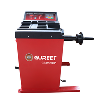 GUREET CB2000DP Machine d'alignement automatique des roues et des pneus à bas prix, auto-calibrage, outil d'équilibrage des roues à haute efficacité, roue de 1g