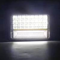 Feux de croisement et de route à LED avec œil d'ange Lampes LED automobiles pour camion 4X6 Véhicule d'ingénierie Feux de travail