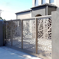 Panneaux de cloison décoratifs en aluminium découpés au laser avec motif 3D YISHANG, écran d'intimité intérieur pour hôtel, villa, bureau, restaurant