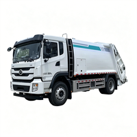 Camion de collecte des déchets à compression électrique 12-16 m³, transmission automatique, norme Euro 4, compacteur de déchets sanitaire