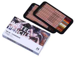 Set di <span class=keywords><strong>matite</strong></span> pastello con disegno <span class=keywords><strong>a</strong></span> colori vivaci <span class=keywords><strong>a</strong></span> <span class=keywords><strong>carboncino</strong></span> per disegnare la pittura - Product Image 2