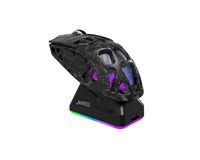 Souris de jeu programmable 6D triple mode pour droitier, rétroéclairée par LED, avec station de charge pour gamer – Meilleures ventes
