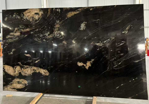 <span class=keywords><strong>Amani</strong></span> Black, Brilliant Galaxy, Galaxy Gold, Mármol con Textura Negra Natural - Product Image 2
