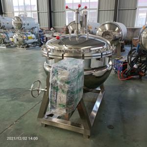 Büyük kapasiteli et fasulye <span class=keywords><strong>Hummus</strong></span> endüstriyel buhar basınçlı su ısıtıcısı gıda düdüklü tencere ticari düdüklü tencere - Product Image 6