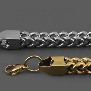 Cadena de Acero Inoxidable al por Mayor, Estilo Punk, Moderna, para Hombre, Fabricación de Joyería, Grabado de Logotipo - Product Image 6