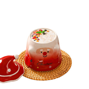 Juego <span class=keywords><strong>de</strong></span> <span class=keywords><strong>Tazas</strong></span> <span class=keywords><strong>de</strong></span> Café Navideñas Creativas con Tapa, <span class=keywords><strong>Diseño</strong></span> Europeo Vintage, Juego <span class=keywords><strong>de</strong></span> Taza y Platillo para Regalo - Product Image 5