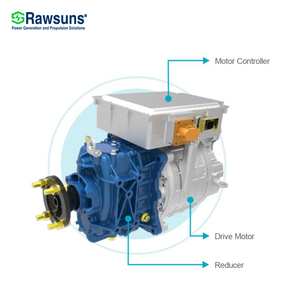 10-30knot rawsun tích hợp Tàu điện tự động ổ đĩa hệ thống ổ đĩa động cơ + điều khiển động cơ + giảm tốc điện thuyền chuyển đổi Kit - Product Image 3