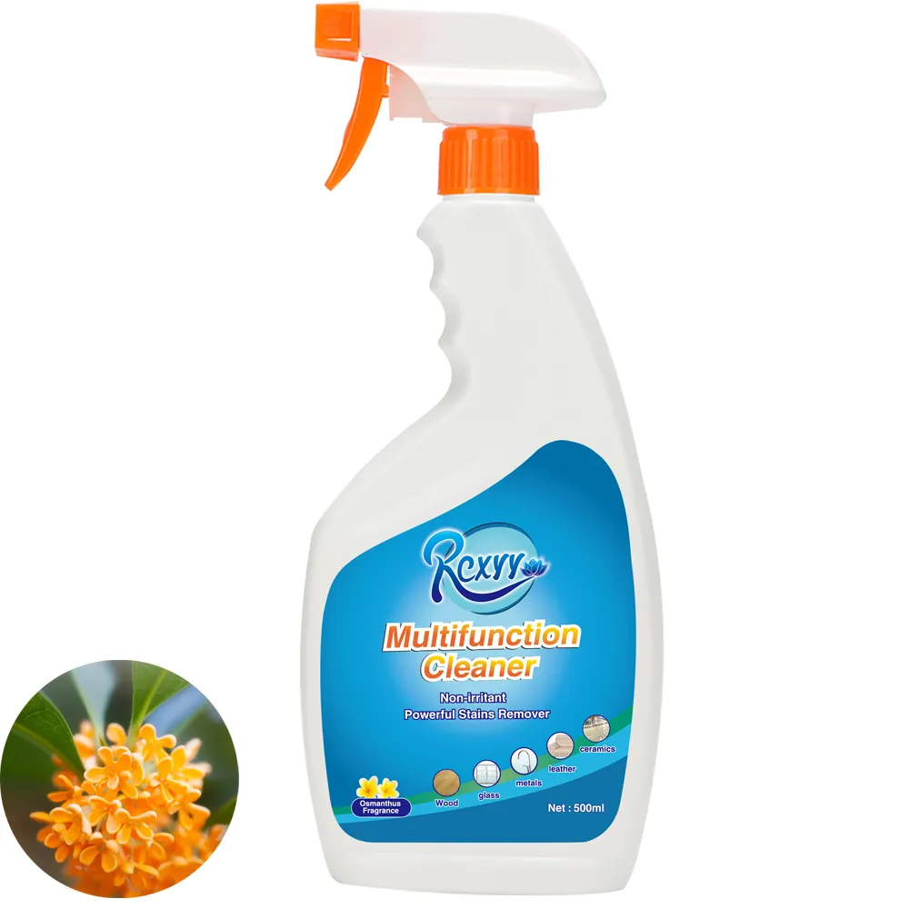 500ml Hot sales cleaning supplies household fragrance powerful spray multifunctional cleaner