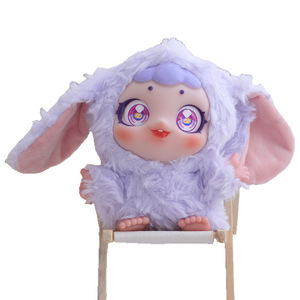 Trois petits jouets en peluche MAO Nommi, porte-clés mignons, tendance, grands yeux, poupées en peluche, figurines de dessins animés, cadeaux pour enfants, pendentifs - Product Image 5