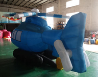 Modèle d'avion gonflable fort personnalisé géant décoratif extérieur à vendre