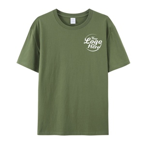 T-shirt en coton tricoté uni pour homme, coupe ample et respirante, personnalisable, grande taille, impression numérique - Product Image 3