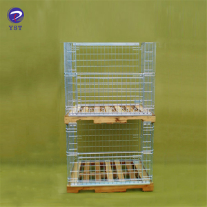 Diseño extraíble de acero Operaciones de almacén Almacenamiento seguro Jaulas de paletas para paletas de madera - Product Image 4