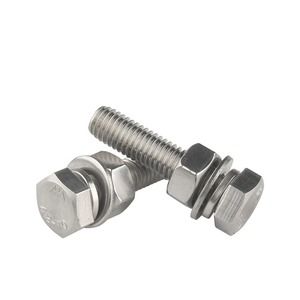 Chất lượng hàng đầu din933 <span class=keywords><strong>Bolt</strong></span> với máy giặt Nut SS M3 <span class=keywords><strong>M4</strong></span> M5 M6 M8 M9 M10 tất cả các kích thước Hex bu lông đầy đủ chủ đề Hex đầu bu lông - Product Image 5