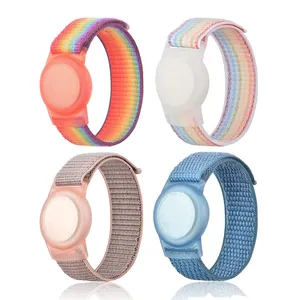 Pulseira para apple airtag, com suporte para etiqueta de ar, anti-perda, gps, cobertura para idosos