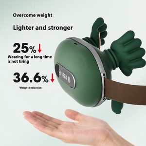 LED Display Touch Button Massager Pillow 3 Intensity Levels Auto shut-off Neck Massager Brushless Motor Neck Massager with Heat - Product Image 2