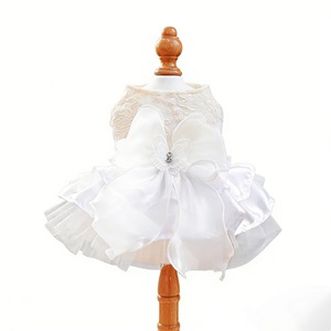 White Princess Dress <b>For</b> Pet <b>Dogs</b> Cats <b>Small</b> Puppies Moonlight Ballet Skirt Polyester Four Seasons Pet <b>Clothes</b> - Product Image 5