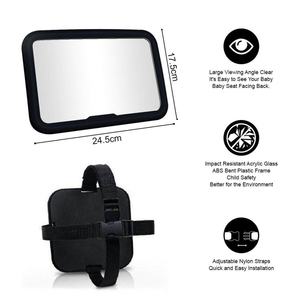 Espejos Retrovisores de 360 Grados, Espejo Retrovisor Desmontable de Acrílico Convexo ABS, Espejo Retrovisor para Niños y Bebés, Espejo Interior para Asiento Trasero de Automóvil - Product Image 5