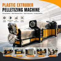 Granulateur à vis simple haute efficacité pour le recyclage rapide des déchets plastiques HDPE LDPE PP PE