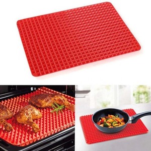 Sartén multifunción para hornear, estera de parrilla de silicona resistente al calor, para microondas, F206 - Product Image 4
