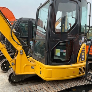 Mini-pelles d'occasion Komatsu PC 55MR avec de bonnes performances de travail, Komatsu PC55MR, PC50MR-2, PC50MR, PC40MR, PC60MR, PC20MR en vente - Product Image 4