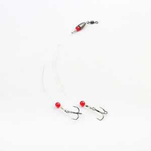 Nuovo Tipo di Testa Girevole per Esche da Pesca, Gruppo Leader 4 #   Amo con Testa Piombata in Metallo per Esche da Pesca in Acqua Salata - Product Image 4