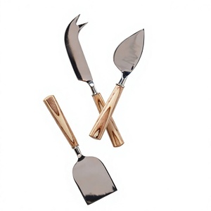 Wholesale Eco-Friendly Dishwasher Safe Mirror Polish Stainless Steel Cheese Knife <b>Set</b> Stainless Steel Handle for Serving <b>Ware</b> - Product Image 1