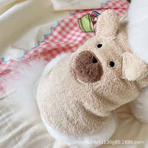 Wangmiao Vestito Invernale Casual in Stile Ins per Cani, in Poliestere Felpato Caldo, con Faccia da Orsetto Carina, per Bichon e Poodle - Product Image 5