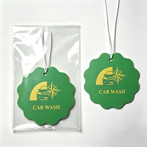 Ambientador de Coche Personalizado con Forma de Papel, Ambientador de Coche de Lujo con Logotipo Personalizado y Todas las Fragancias - Product Image 2
