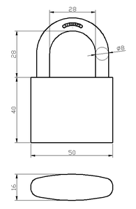싼 좋은 품질 안전 50mm 금관 악기 통제 - Product Image 5