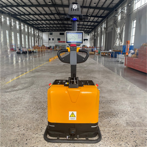 Nouveau Robot d'entrepôt automatisé guidé électrique 1T 2T Palette en acier à usage domestique efficace AGV Chaîne d'empilage Sling Restaurants Hôtels - Product Image 6