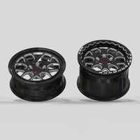 Jantes Beadlock forgées S77 17x10 18x10 à 6 branches, noir brillant fraisé, 5x114.3 pour Mustang Camaro, idéales pour la course de dragster