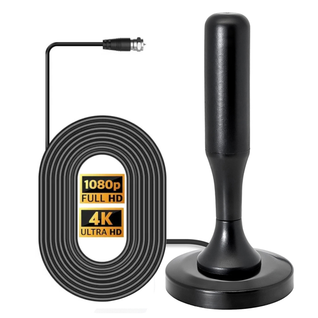 Professional Antenna Manufacturer Magnet Tv Aerialn Digital Outdoor Indoor Hdtv Antenna Support Smart TV 4K 1080P Fire TV