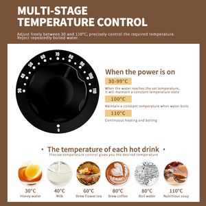 DEWEISI 8L 10.5L 304 paslanmaz çelik çift duvar elektrikli çaydanlık su kazanı kahve Percolator <span class=keywords><strong>Urn</strong></span> ile dış su göstergesi - Product Image 3