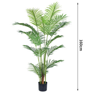 Plantes artificielles de grande taille en gros Palmier <span class=keywords><strong>Areca</strong></span> 3 pieds 4 pieds 6 pieds Faux palmier pour la décoration de la maison, du jardin, de l'extérieur et du bureau - Product Image 6