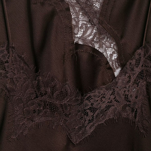 ZATRHMBM Abito Estivo da Donna 2025 Nuova Moda Pizzo Asimmetrico Stile Retrò <span class=keywords><strong>Sexy</strong></span> con Spalline Sottili Elegante Vestito Femminile - Product Image 6