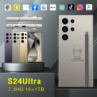 Fnban Sam Sung S24 Ultra 5G Smartphone Processeur Déca-Core Caméra Arrière 108MP Écran LCD 144Hz Charge Rapide 120W Prix Bas Espagnol