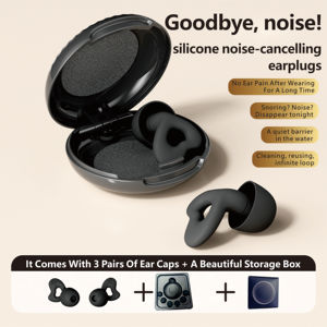 Starsky Nouveaux <span class=keywords><strong>Bouchons</strong></span> <span class=keywords><strong>d</strong></span>'Oreille pour Réduction du Bruit, Super Doux, Réutilisables, Sensibilité au Bruit, Sommeil - Product Image 2