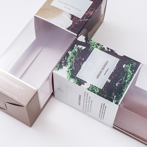 Nhỏ tùy chỉnh in các tông thư mục in tái chế bán lẻ hộp giấy với cửa sổ cho Tinh dầu Mỹ phẩm quà tặng - Product Image 3