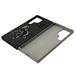 Étui de protection antichoc en cuir PU personnalisé avec broderie de dessin animé, couverture intégrale pour <span class=keywords><strong>Samsung</strong></span> S25 24 23 22 Ultra - Product Image 6