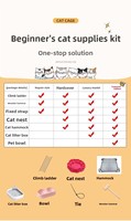 Cage à chat de luxe en fer massif, villa multi-niveaux, bac à litière, espace ouvert extra-large, durable, thermolaquée, pour intérieur, petite maison pour chat