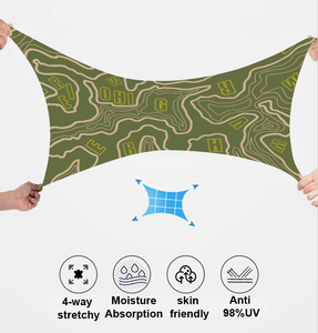 Multifunctionele PERFECT-B gezichtsmasker naadloze opdruk bandana UPF50+ hoofdbescherming buisvormige nekwarmer - Product Image 3