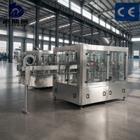 Machine de remplissage et de bouchage entièrement automatique 3-en-1 pour petites usines de production d'eau potable en PET – Prix compétitif