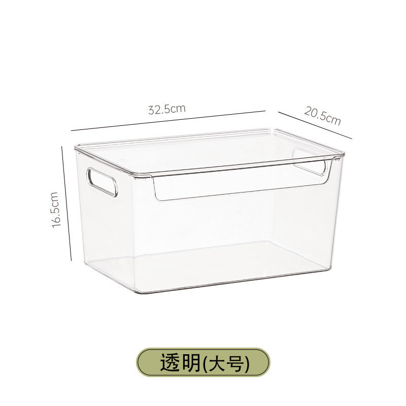 Transparent large-with lid-stackable