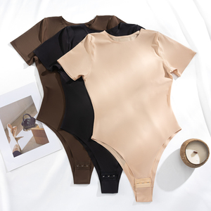 Body Moldeador de Una Pieza con Efecto Reductor de Cintura y Levantamiento de Cadera, Talla Grande, Ajustado, con Abertura en la Entrepierna para Mujer - Product Image 1