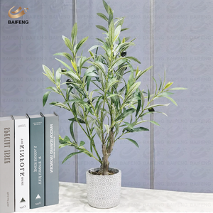 Árbol de Olivo Artificial de Plástico al por Mayor de Fábrica, Bonsái Personalizado Verde de 60-80cm <span class=keywords><strong>para</strong></span> Decoración de Jardín Interior y <span class=keywords><strong>Exterior</strong></span> - Product Image 5