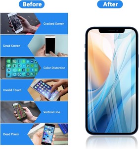 Kit de remplacement d'écran LCD 6,<span class=keywords><strong>7</strong></span> pouces pour <span class=keywords><strong>iPhone</strong></span> 14 Pro Max BOSTON, avec fonction 3D Touch, cadre étanche, autocollant et verre trempé, garantie 1 an - Product Image 5