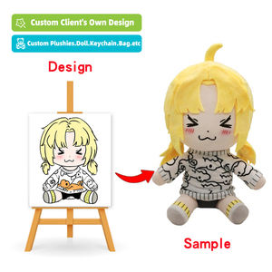 プロモーションぬいぐるみメーカーカスタムロゴソフトぬいぐるみ人間人形マスコット - Product Image 5